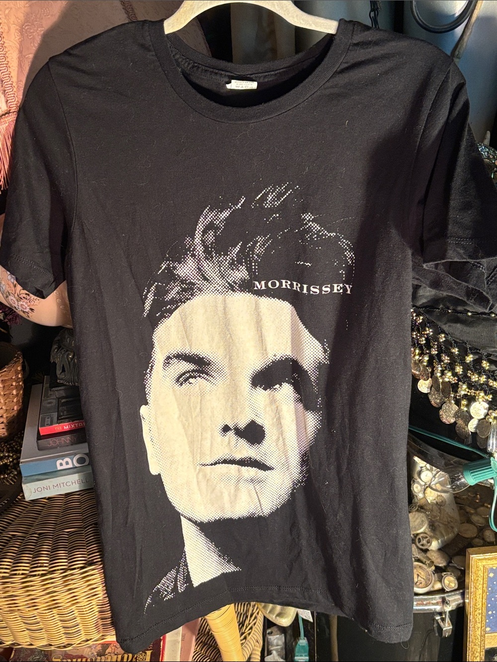 Pacifica Black Graphic Morrissey Tee